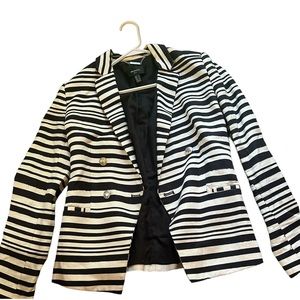 striped coat blazer Mango Suit